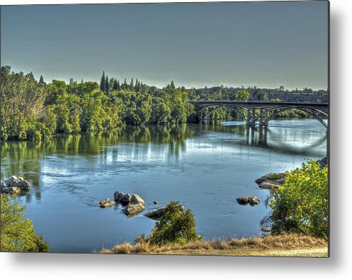 American Metal Print featuring the photograph American River by SC Heffner