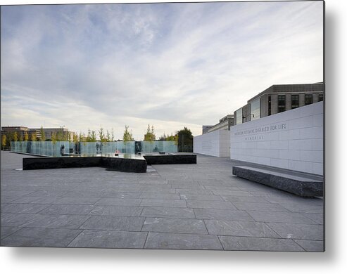 American Veterans Disabled For Life Memorial Metal Print featuring the photograph American Veterans Disabled for Life Memorial 2 by Michael Donahue