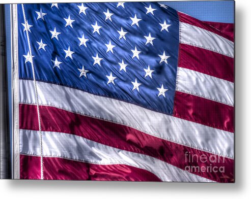 America Metal Print featuring the photograph America's Stars and Strips by D Wallace
