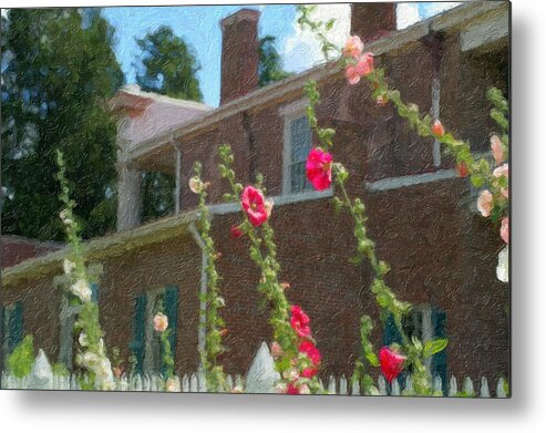 Jackson Metal Print featuring the photograph Andrew Jackson Home by Kathy Williams-Walkup