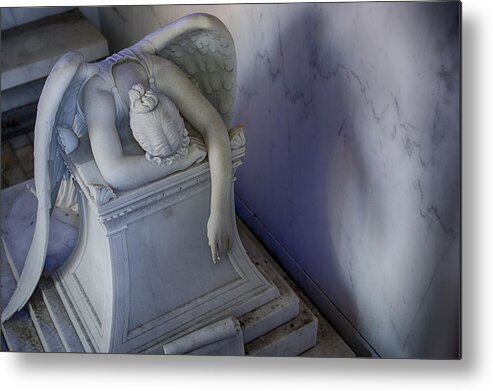 Angel Of Grief Metal Print featuring the photograph Angel of Grief New Orleans 4 by Gregory Cox