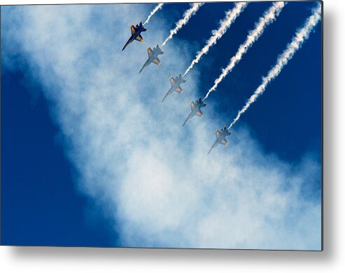 �2012 James David Phenicie Metal Print featuring the photograph Angels in a Cloud by James David Phenicie