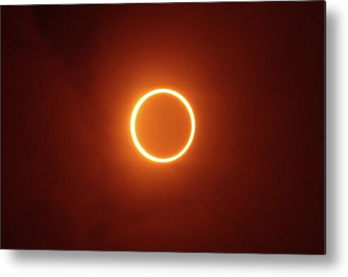 Ibaraki Prefecture Metal Print featuring the photograph Annular Solar Eclipse by Photography By Dalang5