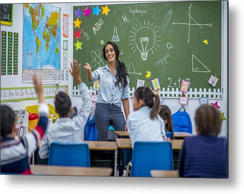 Education Metal Print featuring the photograph Answering A Question by FatCamera