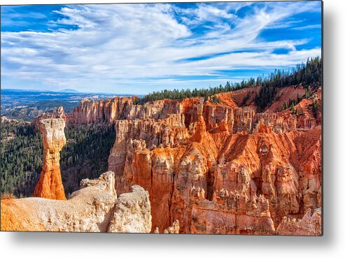 Landscape Metal Print featuring the photograph Aqua Canyon by John M Bailey