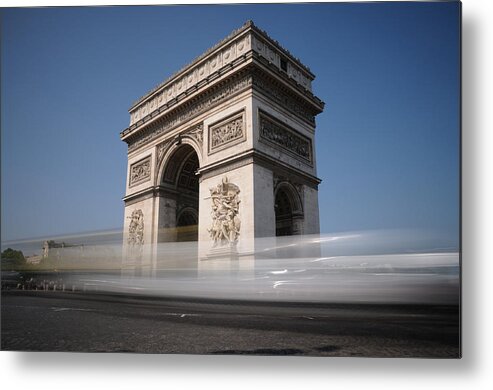 Travel Metal Print featuring the photograph Arc de Triomphe by Jeremy Voisey