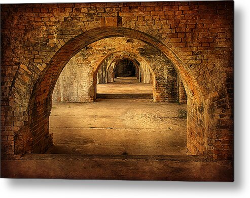 Arches Metal Print featuring the photograph Arches by Priscilla Burgers