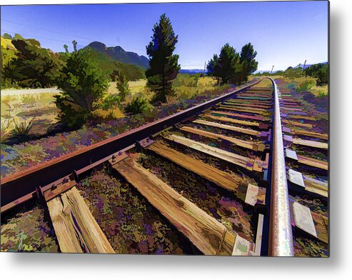 Beauty Metal Print featuring the photograph Around the Bend by Jerry Nettik