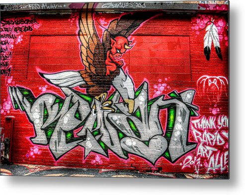 Art Alley Metal Print featuring the photograph Art Alley 10 by Adam Vance