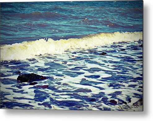 As The Tide Goes Out Metal Print featuring the photograph As The Tide Goes Out by Christina Ochsner