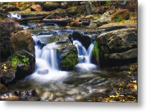 Creekside Metal Print featuring the photograph As The Water Flows by Saija Lehtonen