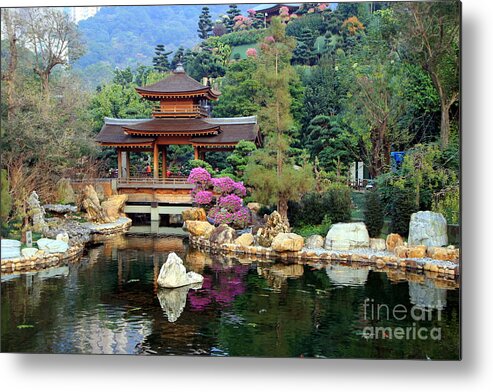 Forest Metal Print featuring the photograph Asian garden by Amanda Mohler