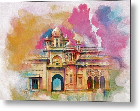 Pakistan Metal Print featuring the painting Atchison College by Catf