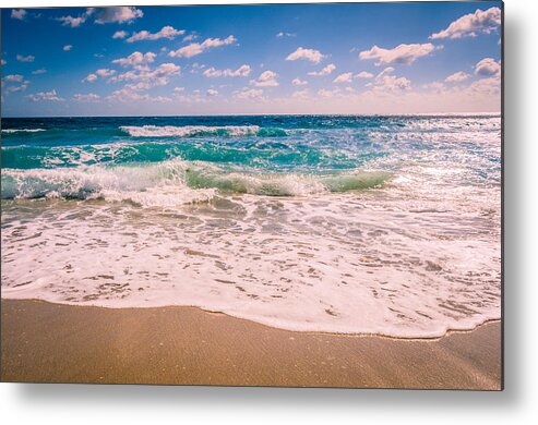 Atlantic Metal Print featuring the photograph Atlantic Ocean in the Morning by Anthony Doudt