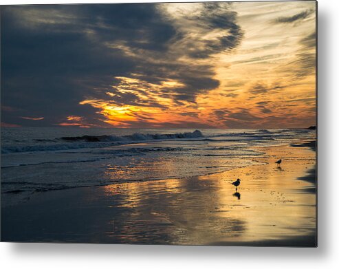 Atlantic Ocean Metal Print featuring the photograph Atlantic Sunset by Jill Laudenslager
