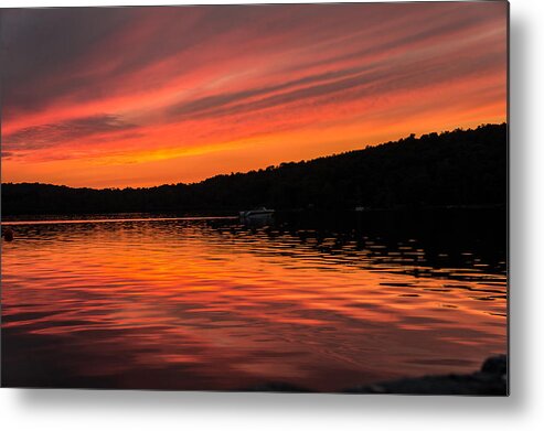 Boat Metal Print featuring the photograph August in Pennsylvania by Weir Here And There
