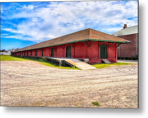 Augusta Metal Print featuring the photograph Augusta's Old Southern Railway Freight Depot by Mark Tisdale