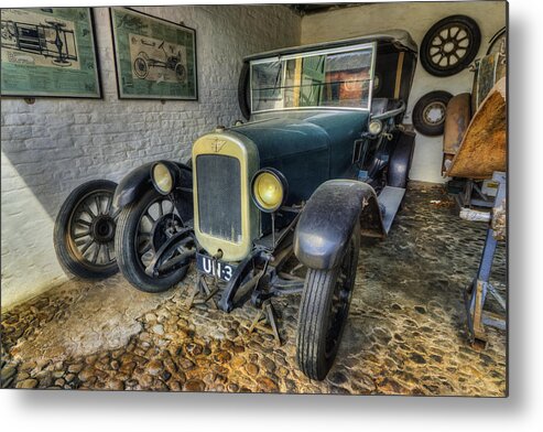 Austin Seven Metal Print featuring the photograph Austin Seven by Ian Mitchell