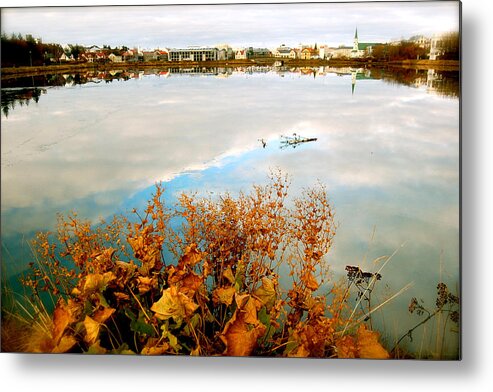Reykjavik City Metal Print featuring the photograph Autumn Ice by HweeYen Ong
