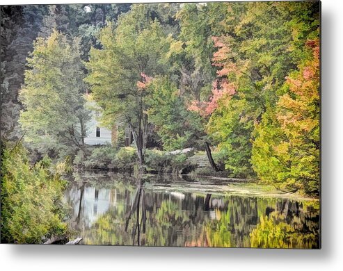 Autumn Metal Print featuring the photograph Autumn in Pastel by Phyllis Meinke
