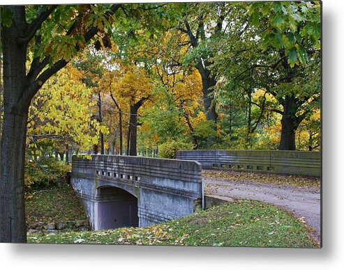 Sinnissippi Park Metal Print featuring the photograph Autumn in the Park by Bruce Bley