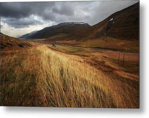 Iceland Metal Print featuring the photograph Autumnal by Bragi Ingibergsson -