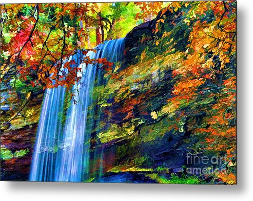 Autumn Metal Print featuring the photograph Autumns Calm by Darren Fisher