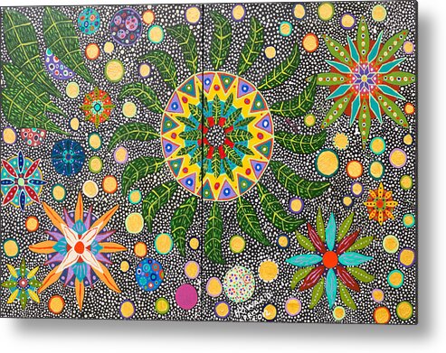 Ayahuasca Metal Print featuring the painting Ayahuasca Vision by Howard G Charing
