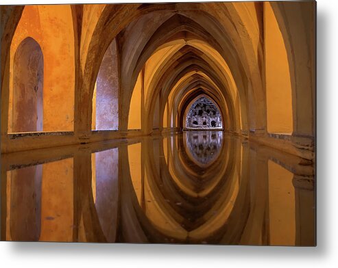 Arch Metal Print featuring the photograph Baa?os De Maria by Peter Sticza