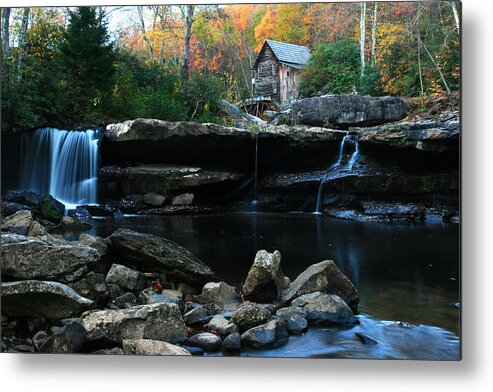 Landscape Metal Print featuring the photograph Babcock State Park by Scott Cunningham