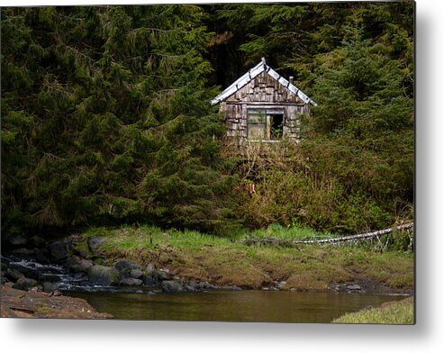 2008 Metal Print featuring the photograph Backwoods Shack by Melinda Ledsome