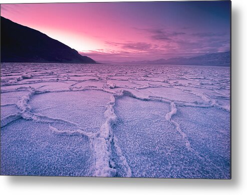 Tranquility Metal Print featuring the photograph Badwater, Death Valley by Mark Lee