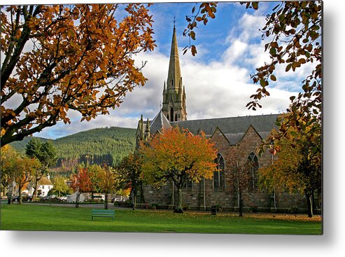 Ballater Metal Print featuring the photograph Ballater Church by John Topman