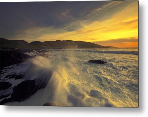 Seascape Metal Print featuring the photograph Ballydonegan Bay by Michael Walsh