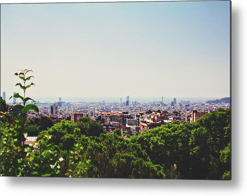 Tranquility Metal Print featuring the photograph Barcelona by Françoise Rachez Photographie