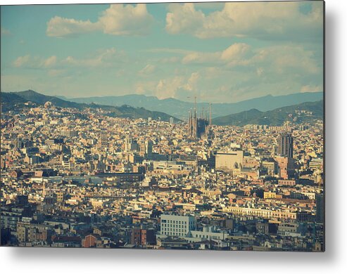 Tranquility Metal Print featuring the photograph Barcelona by Photo By Ira Heuvelman-dobrolyubova