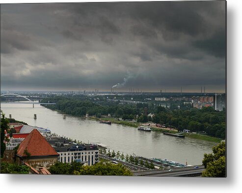 Bratislava Metal Print featuring the photograph Batislava landscape by John Johnson