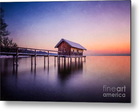 Ammersee Metal Print featuring the photograph Bavarian winter wonderland by Hannes Cmarits