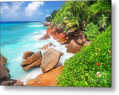 Beach Beauty Metal Print featuring the photograph Beach Beauty by Boon Mee