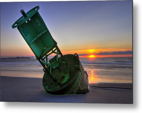 Ocean City Metal Print featuring the photograph Beached by Dan Myers