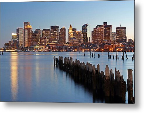 Boston Metal Print featuring the photograph Beantown by Juergen Roth