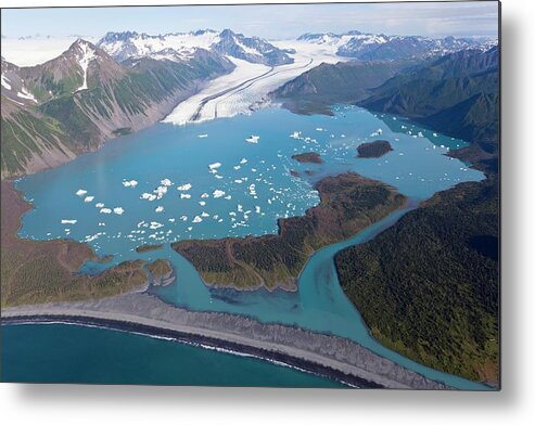 Alaska Metal Print featuring the photograph Bear Glacier by Dr Juerg Alean/science Photo Library