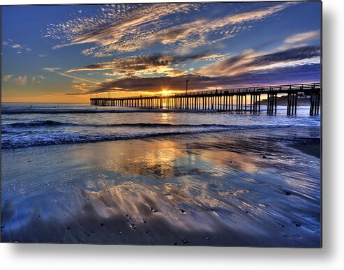 Sunset Metal Print featuring the photograph Beautiful Cayucos by Beth Sargent