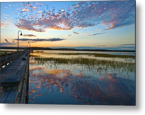Mount Pleasant Metal Print featuring the photograph Beautiful Reflections by Walt Baker