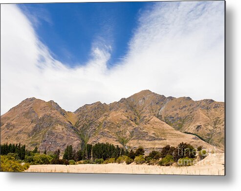 South Island Metal Print featuring the photograph Beautiful Roys Peak near Wanaka in Southern Alps of New Zealand by Stephan Pietzko