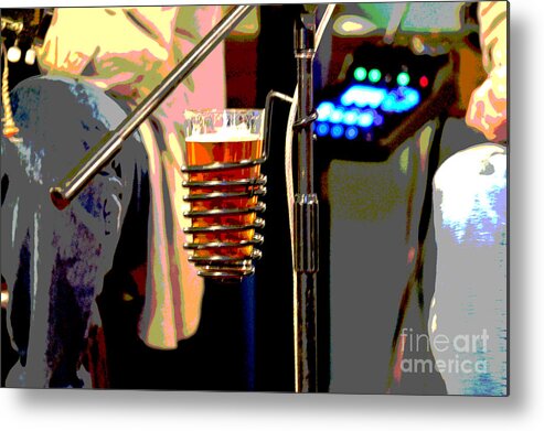 Beer Metal Print featuring the photograph Beer Necessity by Alys Caviness-Gober