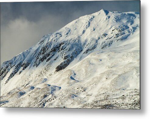 Cairngorms Metal Print featuring the photograph Ben Vrackie in winter Scotland by Gabor Pozsgai