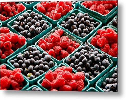 Berries Metal Print featuring the photograph Berry Berry Nice by Peter Tellone