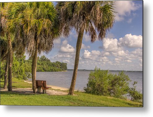 Florida Metal Print featuring the photograph Beside the shore by Jane Luxton