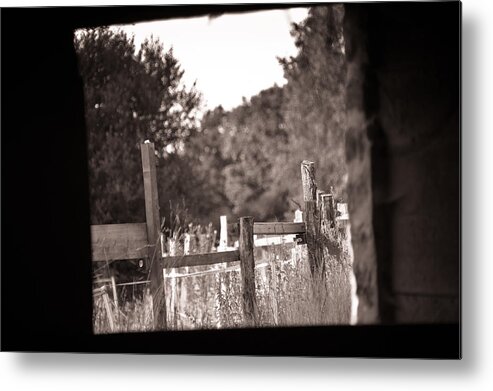 Loriental Metal Print featuring the photograph Beyond the Stable by Loriental Photography